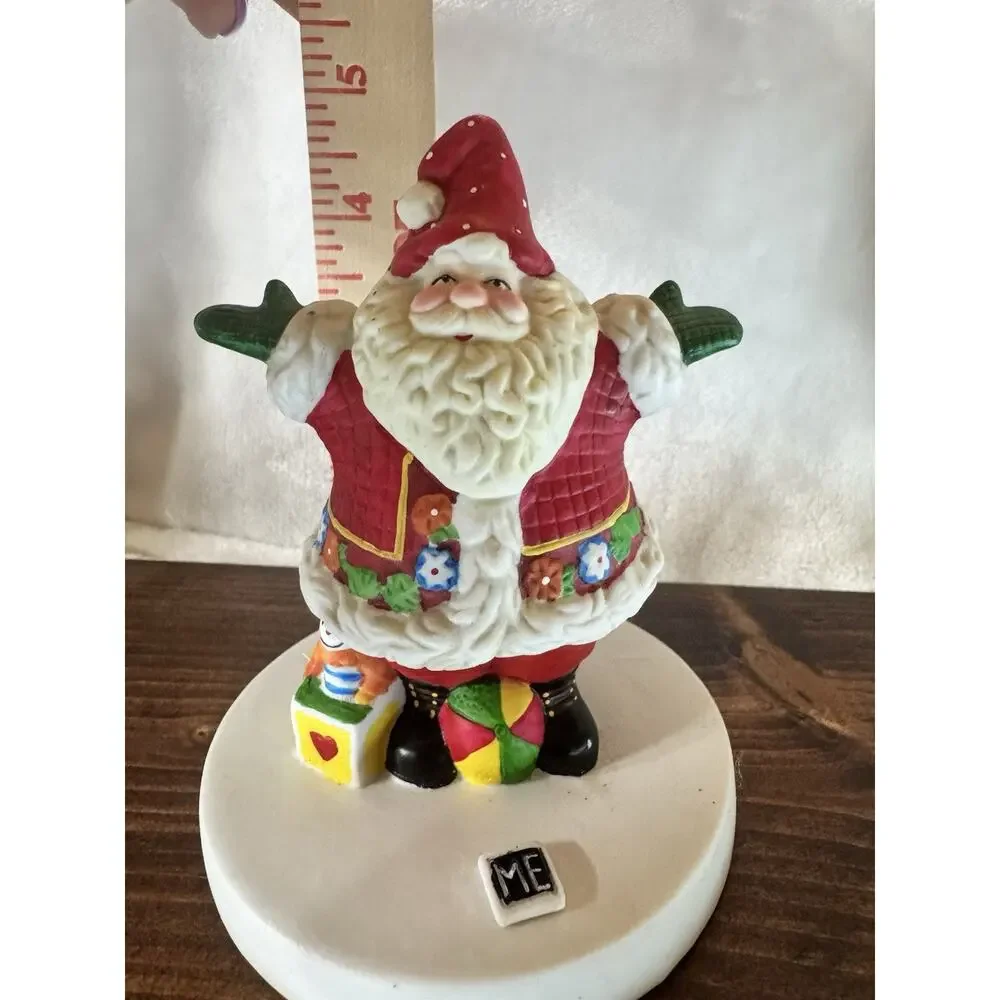 Vintage Mary Engelbreit “Believe” Santa Cookie Stamp Press Enesco 1999 Y2K ME